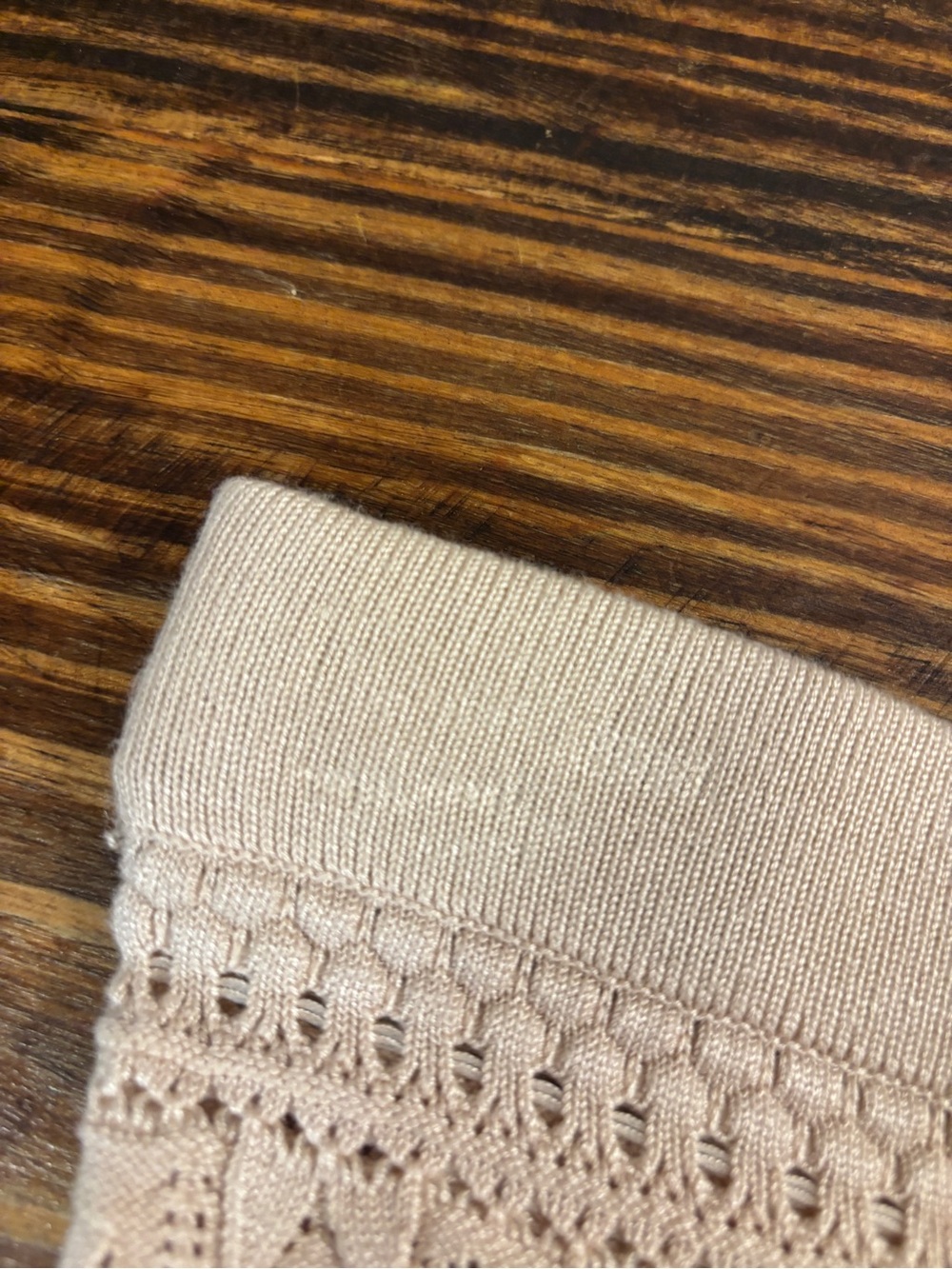 House of Harlow 1960 Knit Midi Skirt Womens Medium Beige Side Slit Pull On Boho - Picture 11 of 13